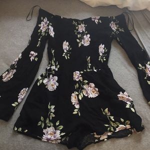Kendall and Kylie off shoulder romper NWOT (S)